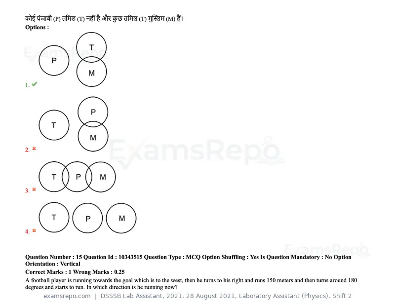 DSSSB Lab Assistant 2021 question paper, 28 August 2021, Laboratory Assistant (Physics), Shift 2, page 13 of 158