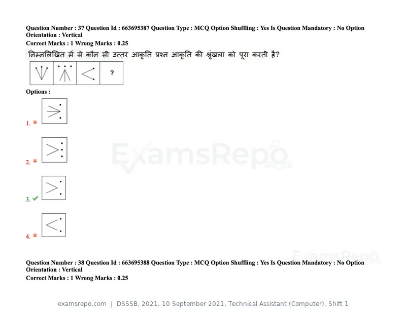 DSSSB 2021 question paper, 10 September 2021, Technical Assistant (Computer), Shift 1, page 30 of 157
