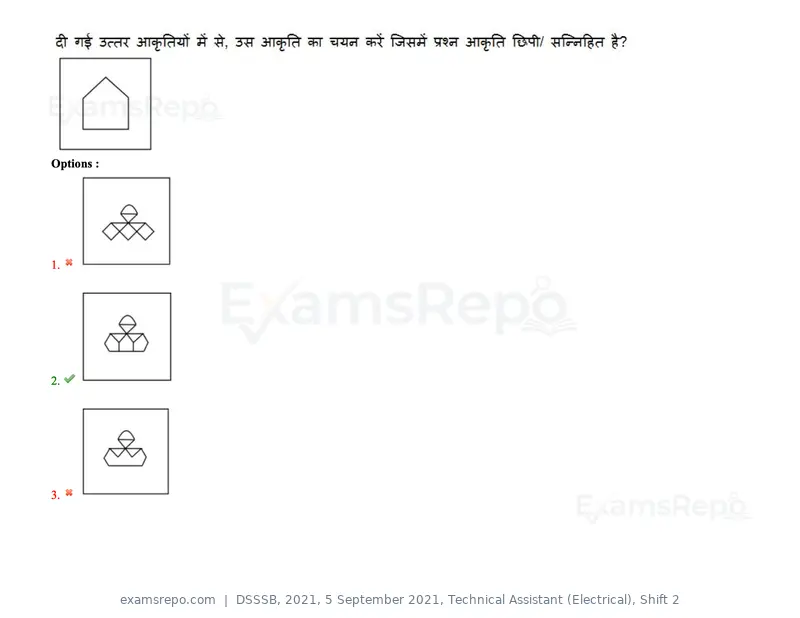 DSSSB 2021 question paper, 5 September 2021, Technical Assistant (Electrical), Shift 2, page 22 of 157