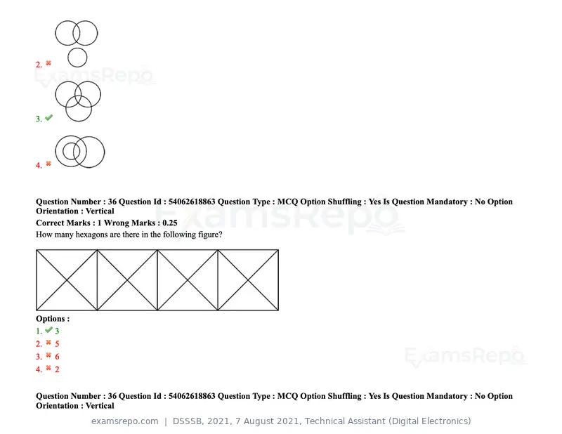 DSSSB 2021 question paper, 7 August 2021, Technical Assistant (Digital Electronics), page 28 of 156