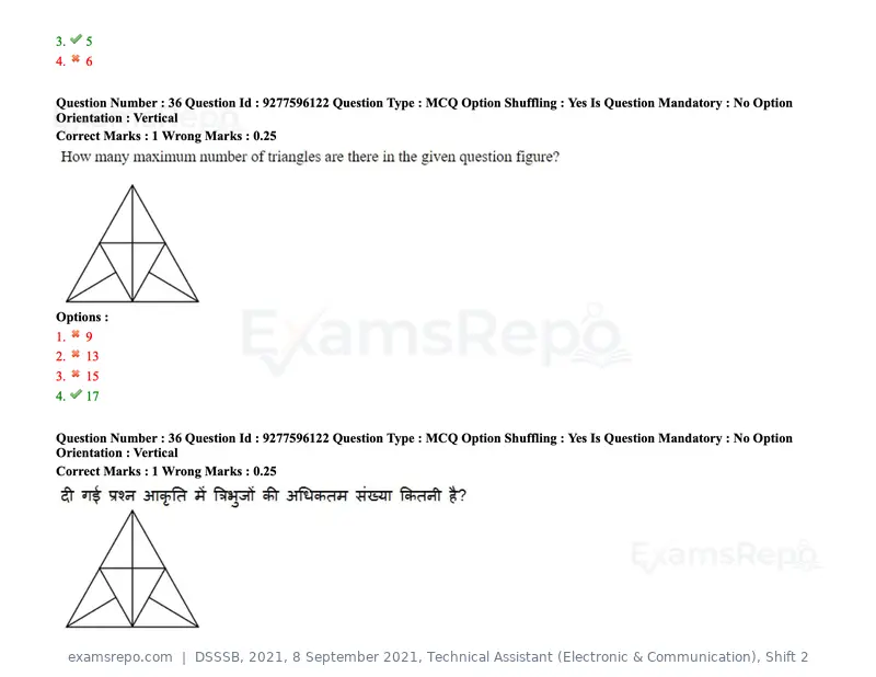 DSSSB 2021 question paper, 8 September 2021, Technical Assistant (Electronic & Communication), Shift 2, page 28 of 157