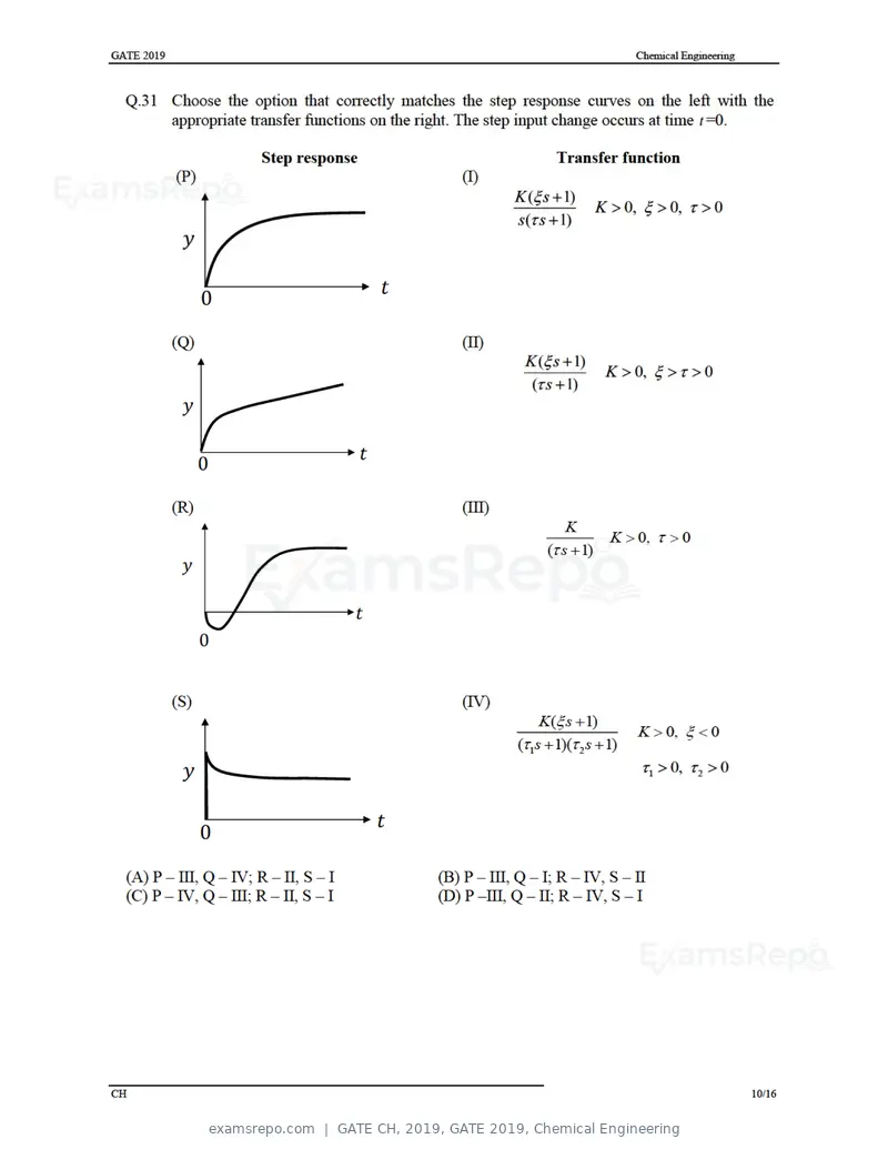 GATE CH 2019 question paper, GATE 2019, Chemical Engineering, page 13 of 22