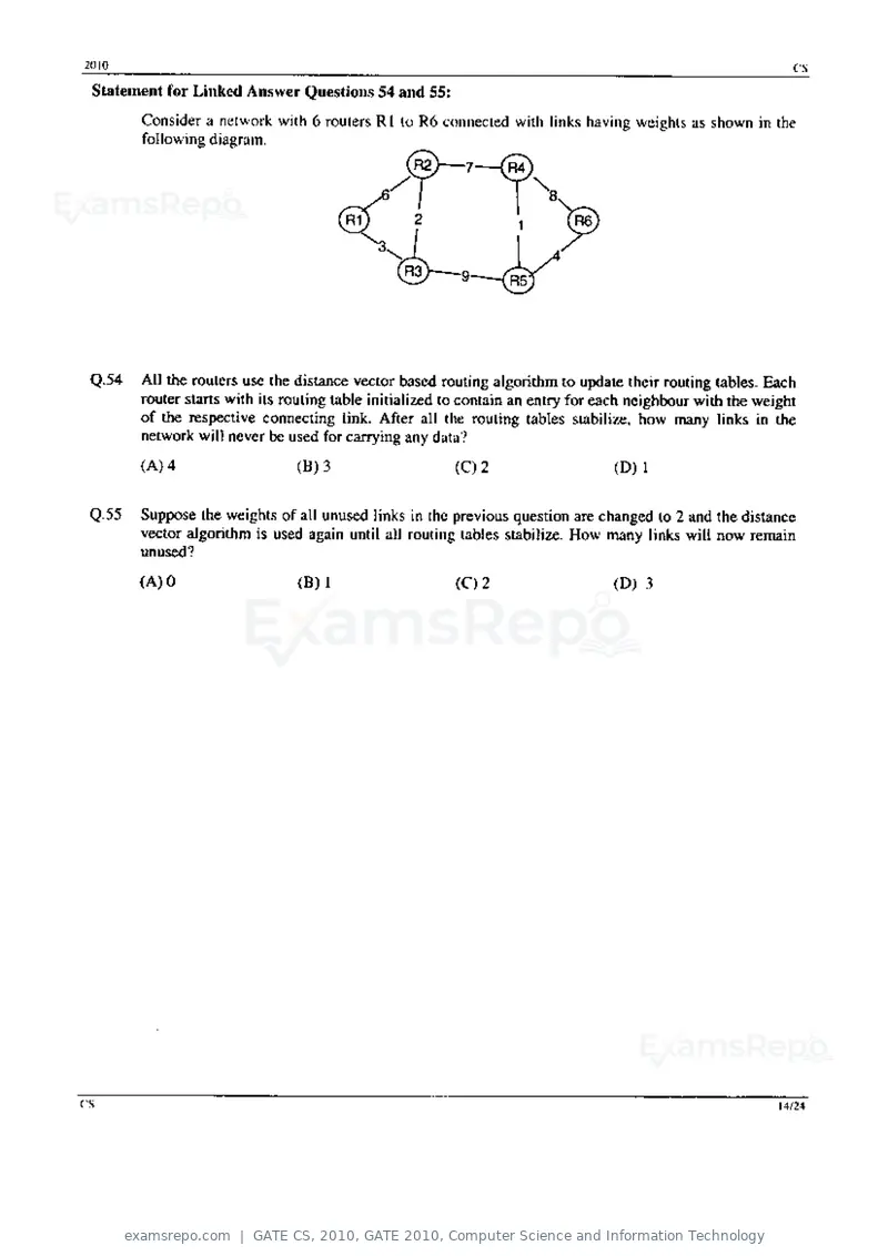 GATE CS 2010 question paper, GATE 2010, Computer Science and Information Technology, page 14 of 24