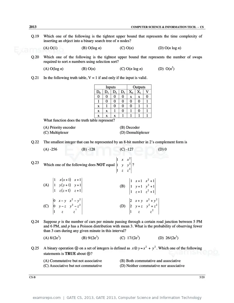 GATE CS 2013 question paper, GATE 2013, Computer Science and Information Technology, page 21 of 60