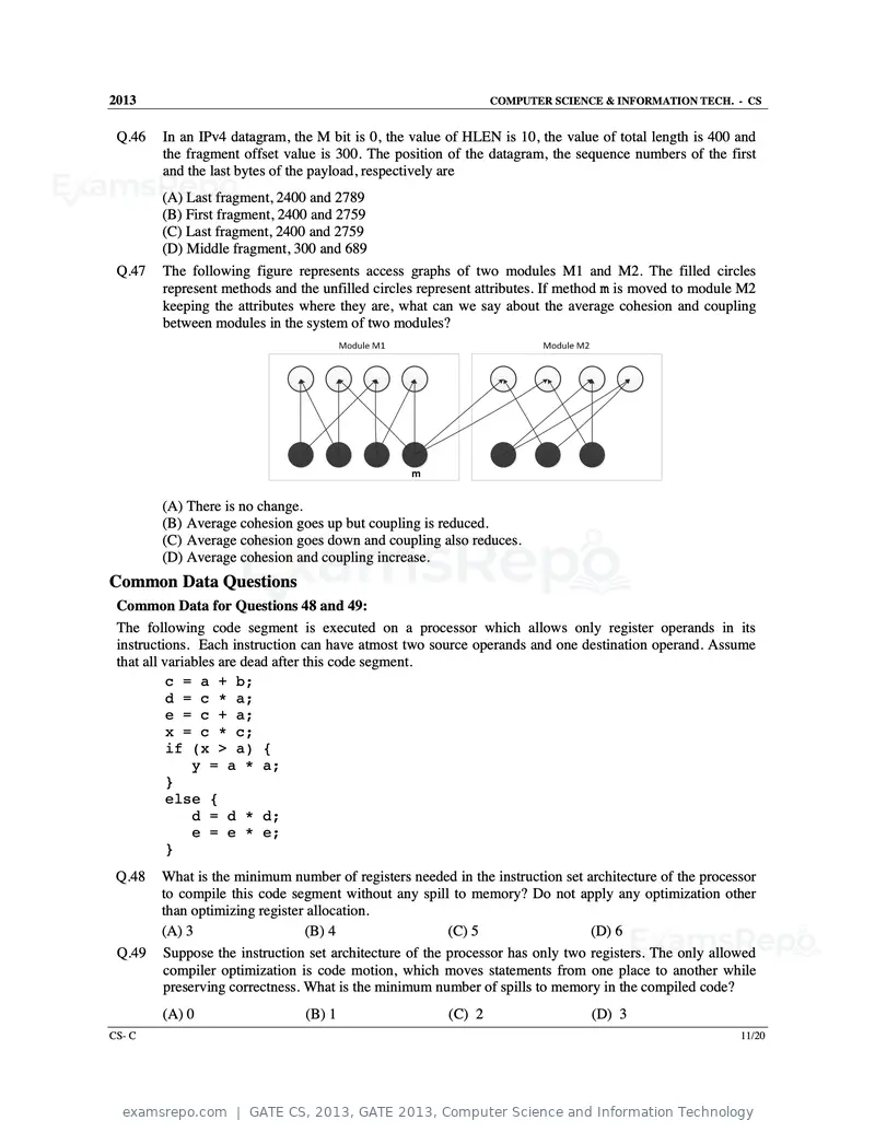 GATE CS 2013 question paper, GATE 2013, Computer Science and Information Technology, page 42 of 60