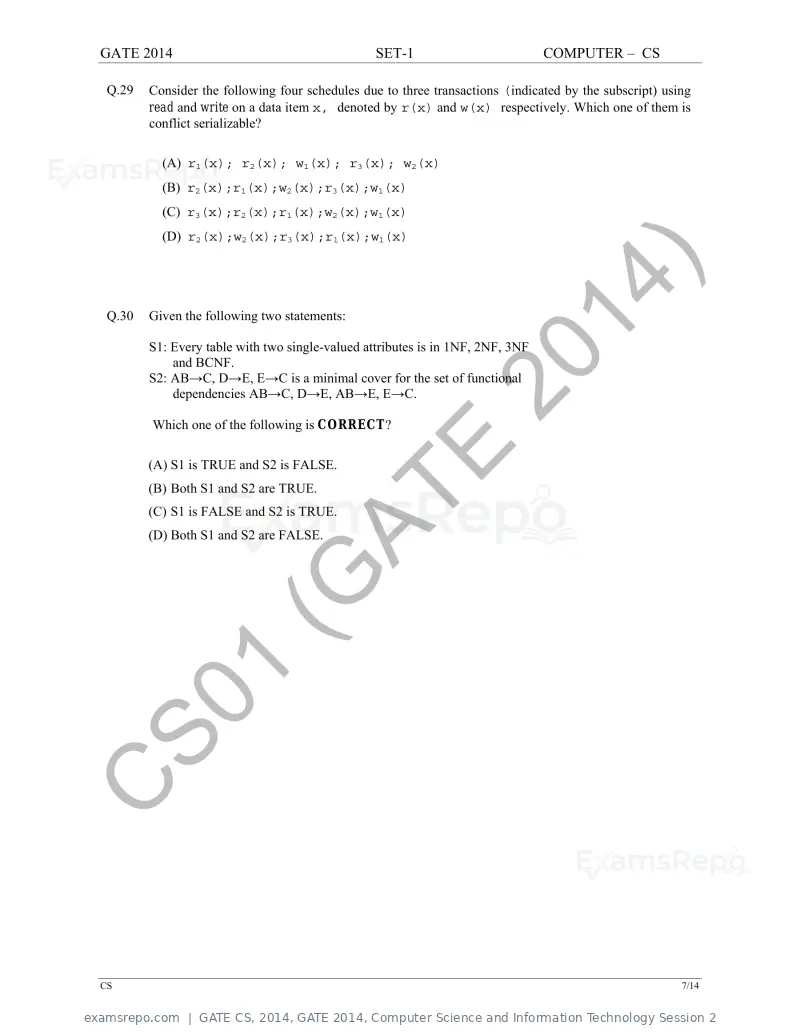 GATE CS 2014 question paper, GATE 2014, Computer Science and Information Technology Session 2, page 14 of 67