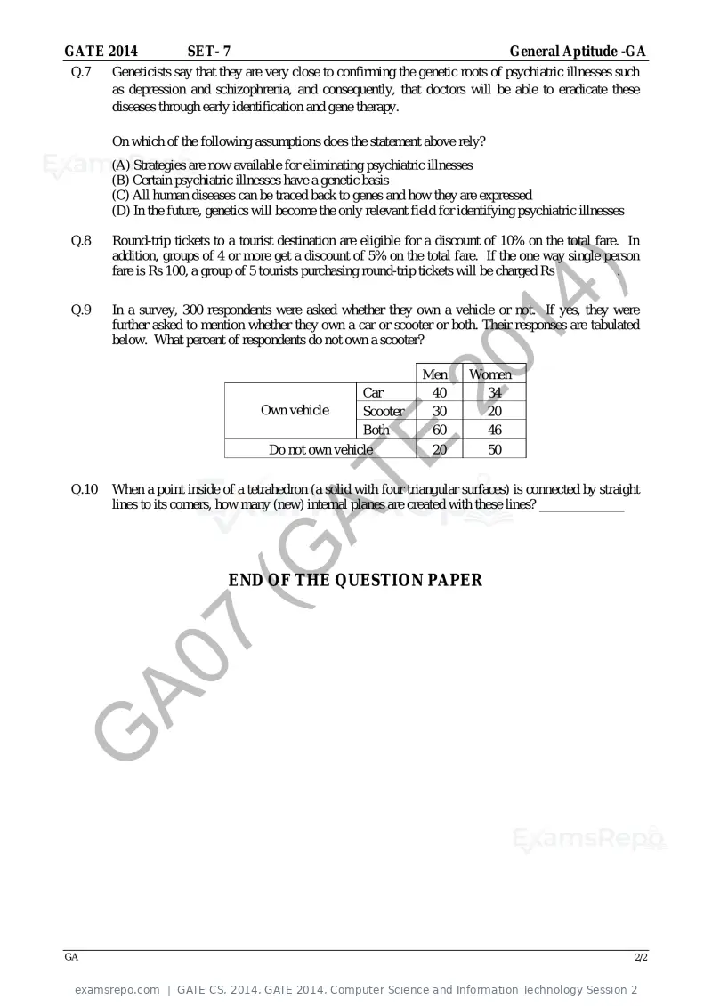 GATE CS 2014 question paper, GATE 2014, Computer Science and Information Technology Session 2, page 7 of 67