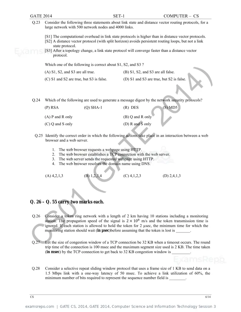 GATE CS 2014 question paper, GATE 2014, Computer Science and Information Technology Session 3, page 13 of 67