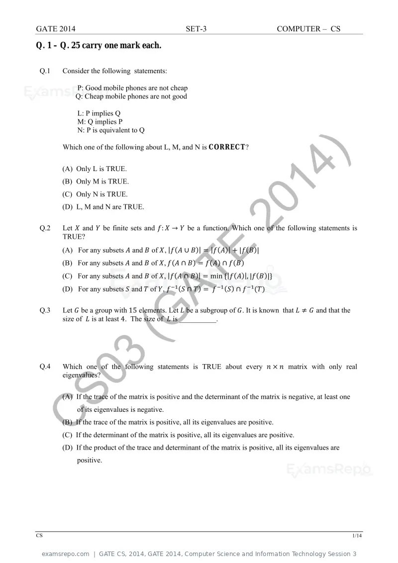 GATE CS 2014 question paper, GATE 2014, Computer Science and Information Technology Session 3, page 53 of 67