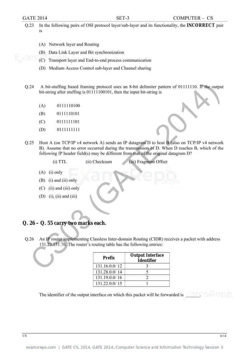 GATE CS 2014 question paper, GATE 2014, Computer Science and Information Technology Session 3, page 58 of 67