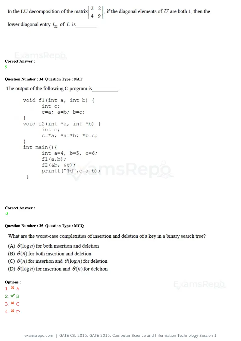 GATE CS 2015 question paper, GATE 2015, Computer Science and Information Technology Session 1, page 13 of 79