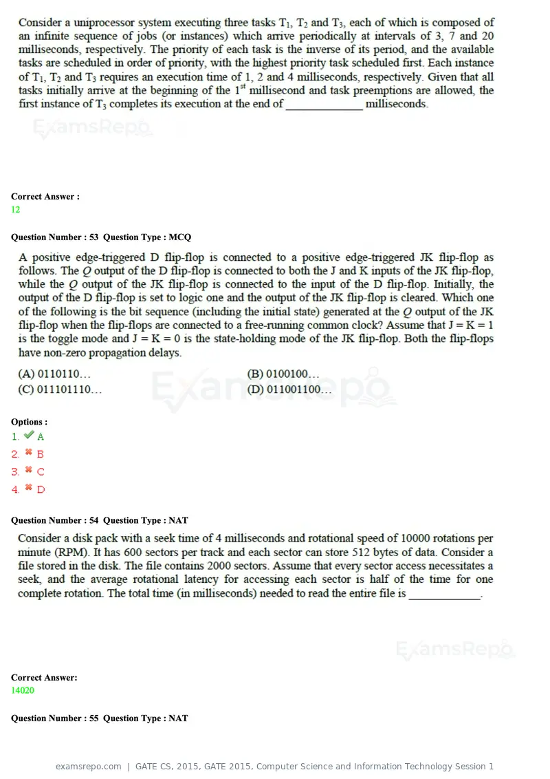 GATE CS 2015 question paper, GATE 2015, Computer Science and Information Technology Session 1, page 20 of 79