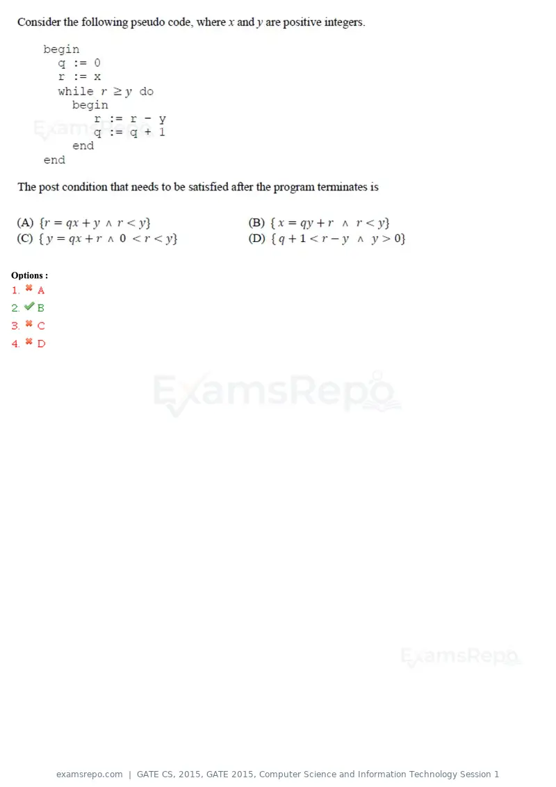 GATE CS 2015 question paper, GATE 2015, Computer Science and Information Technology Session 1, page 25 of 79