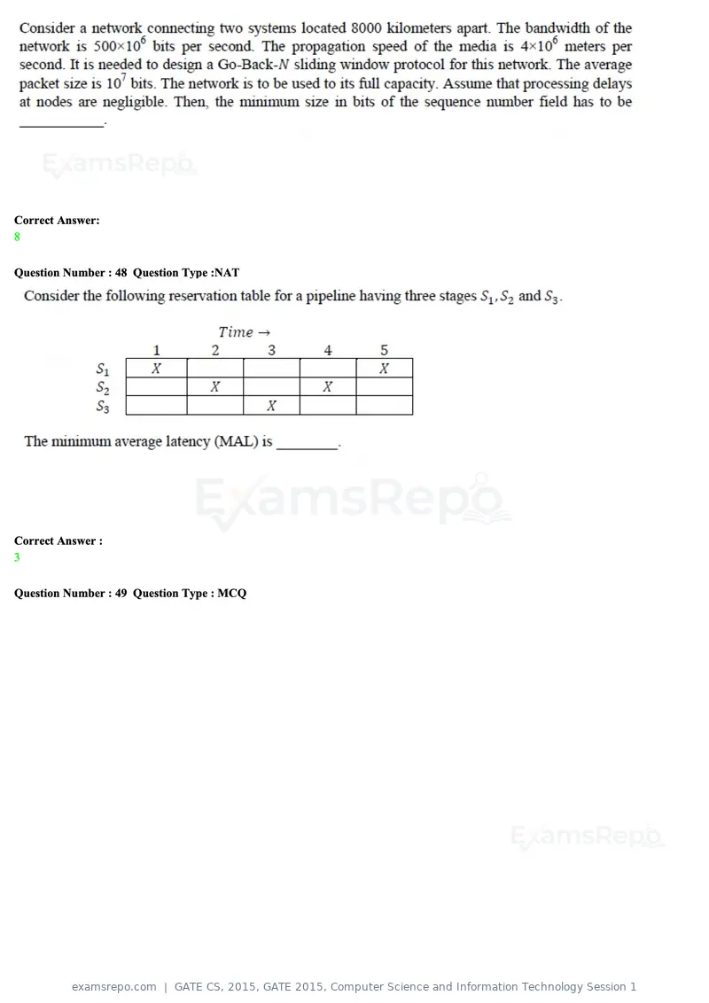 GATE CS 2015 question paper, GATE 2015, Computer Science and Information Technology Session 1, page 70 of 79
