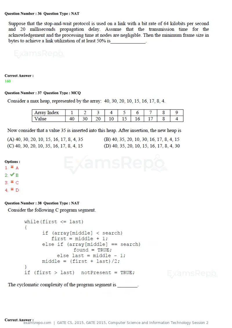 GATE CS 2015 question paper, GATE 2015, Computer Science and Information Technology Session 2, page 14 of 79