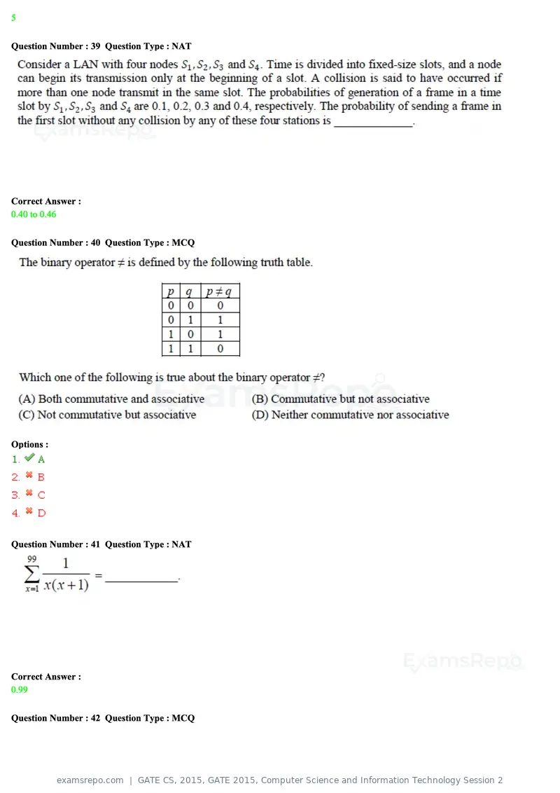 GATE CS 2015 question paper, GATE 2015, Computer Science and Information Technology Session 2, page 15 of 79