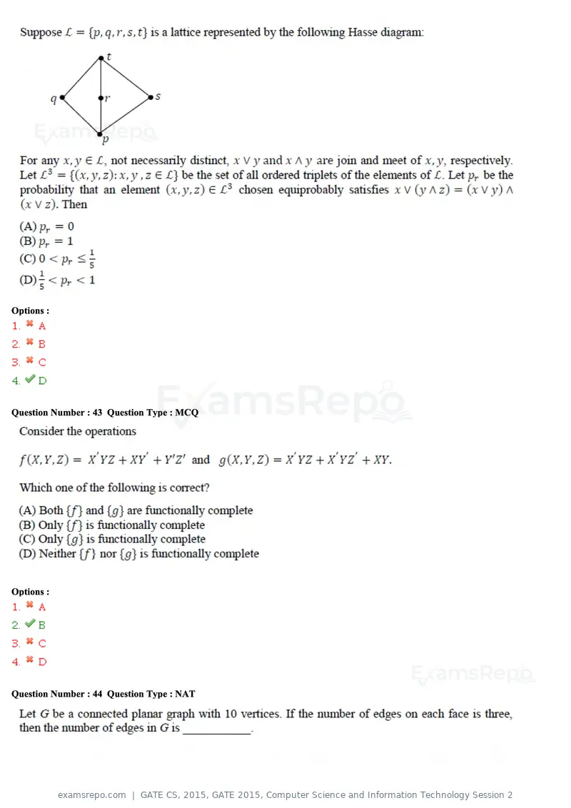 GATE CS 2015 question paper, GATE 2015, Computer Science and Information Technology Session 2, page 16 of 79