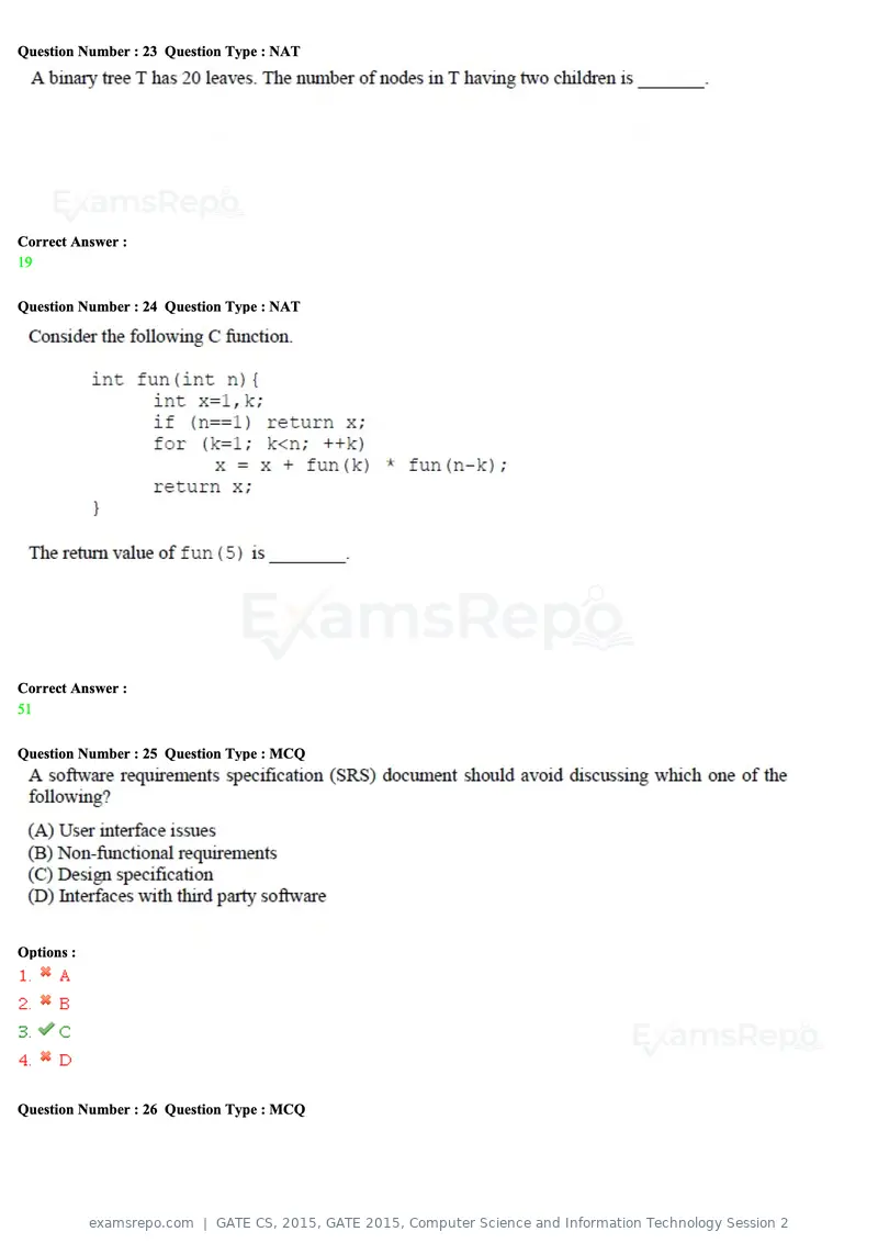 GATE CS 2015 question paper, GATE 2015, Computer Science and Information Technology Session 2, page 34 of 79