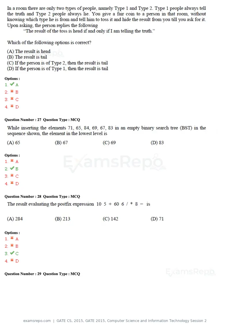 GATE CS 2015 question paper, GATE 2015, Computer Science and Information Technology Session 2, page 62 of 79
