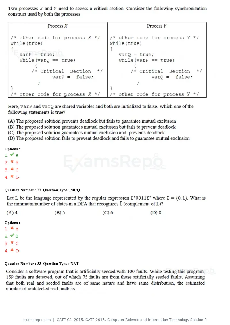 GATE CS 2015 question paper, GATE 2015, Computer Science and Information Technology Session 2, page 64 of 79