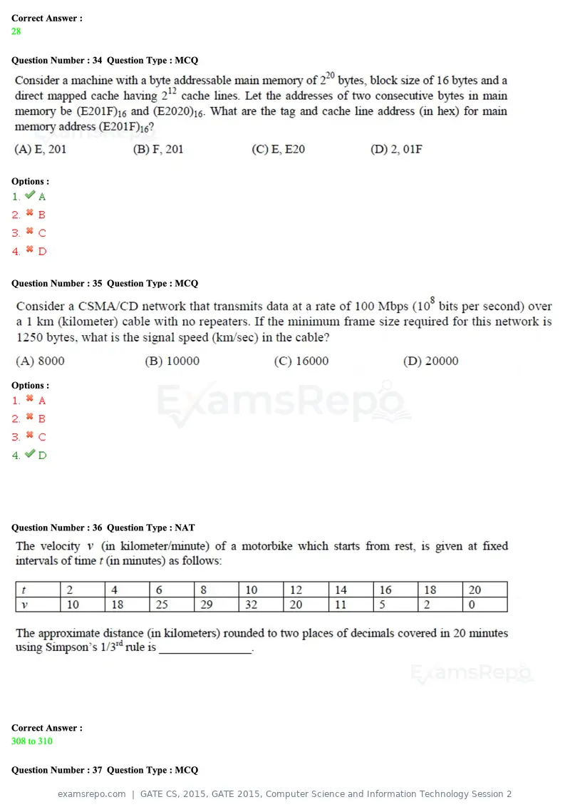 GATE CS 2015 question paper, GATE 2015, Computer Science and Information Technology Session 2, page 65 of 79