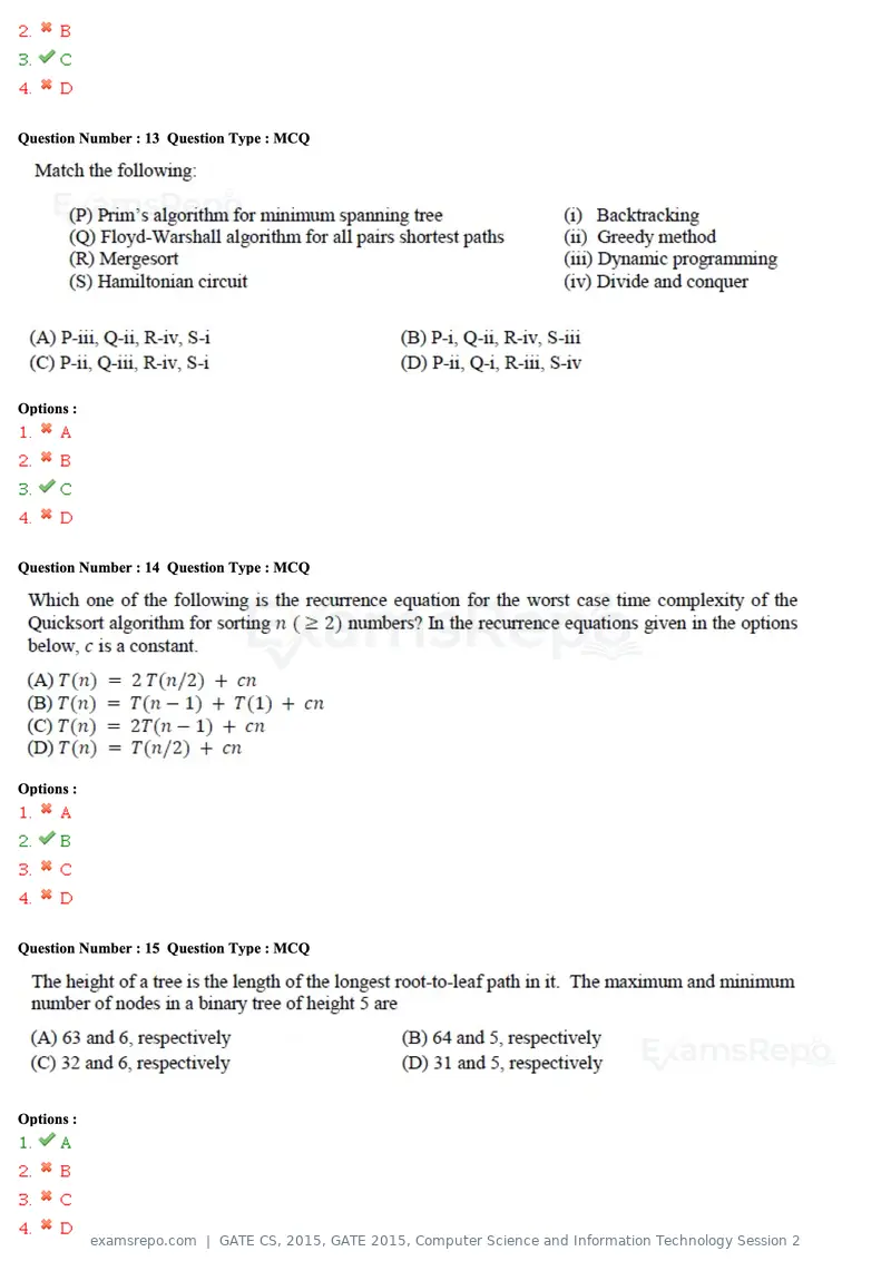 GATE CS 2015 question paper, GATE 2015, Computer Science and Information Technology Session 2, page 7 of 79