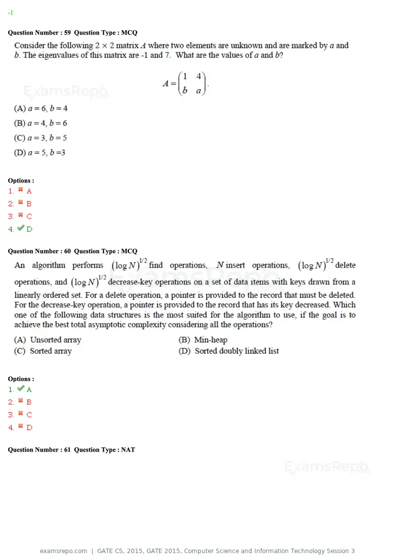 GATE CS 2015 question paper, GATE 2015, Computer Science and Information Technology Session 3, page 22 of 79