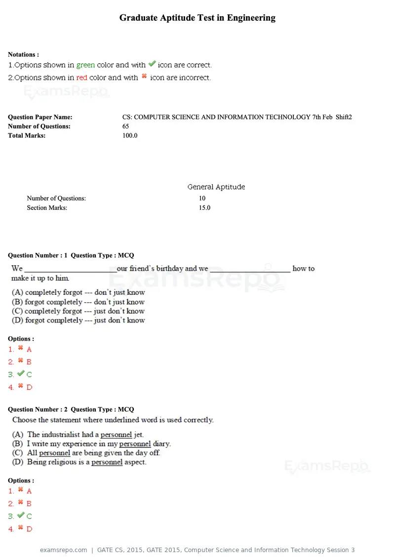 GATE CS 2015 question paper, GATE 2015, Computer Science and Information Technology Session 3, page 27 of 79
