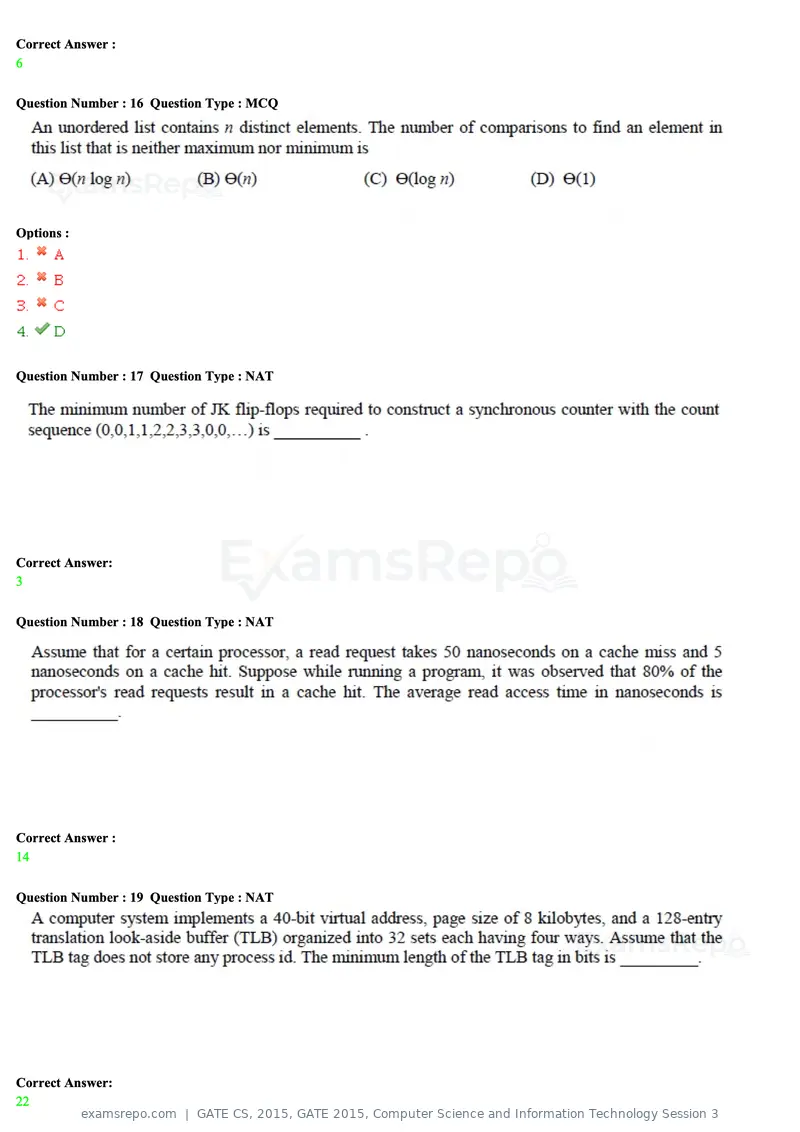 GATE CS 2015 question paper, GATE 2015, Computer Science and Information Technology Session 3, page 32 of 79