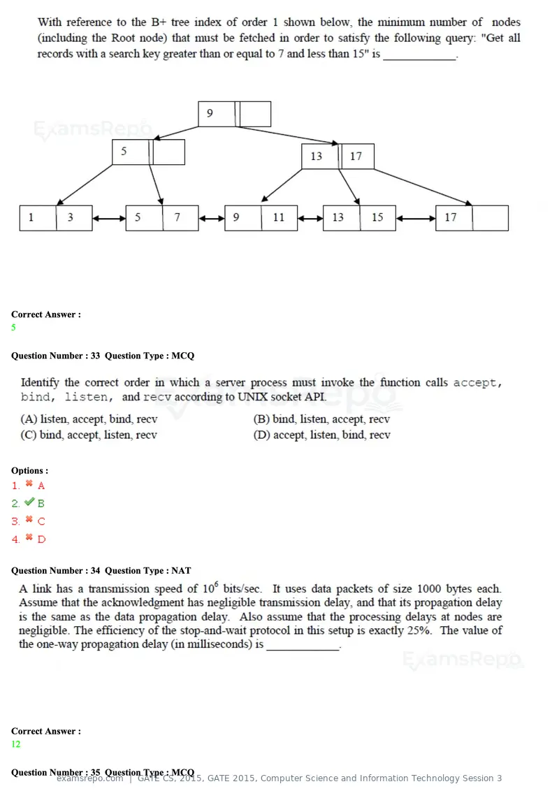 GATE CS 2015 question paper, GATE 2015, Computer Science and Information Technology Session 3, page 37 of 79