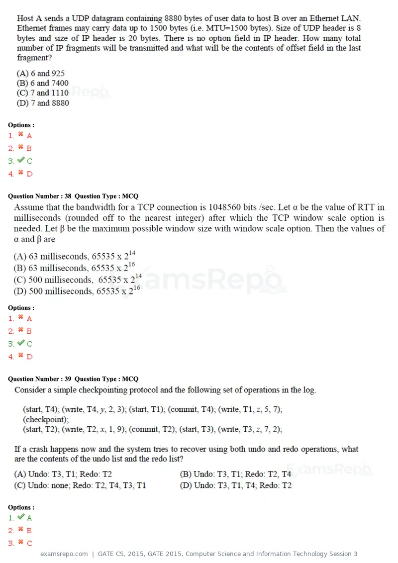 GATE CS 2015 question paper, GATE 2015, Computer Science and Information Technology Session 3, page 39 of 79