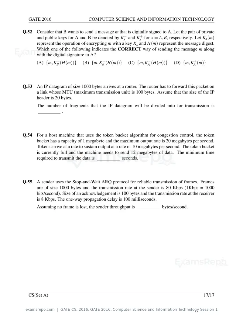 GATE CS 2016 question paper, GATE 2016, Computer Science and Information Technology Session 1, page 20 of 45