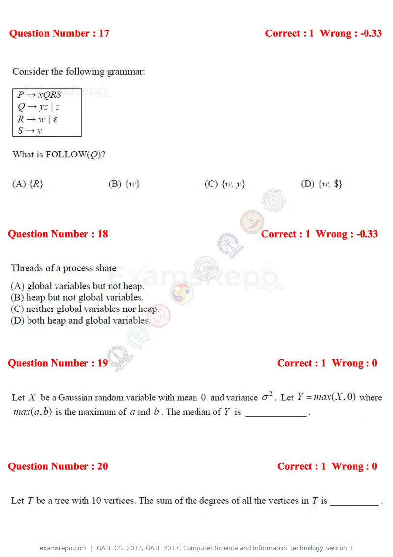 GATE CS 2017 question paper, GATE 2017, Computer Science and Information Technology Session 1, page 10 of 29