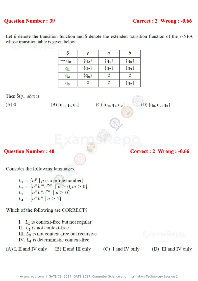 GATE CS 2017 question paper, GATE 2017, Computer Science and Information Technology Session 2, page 15 of 27