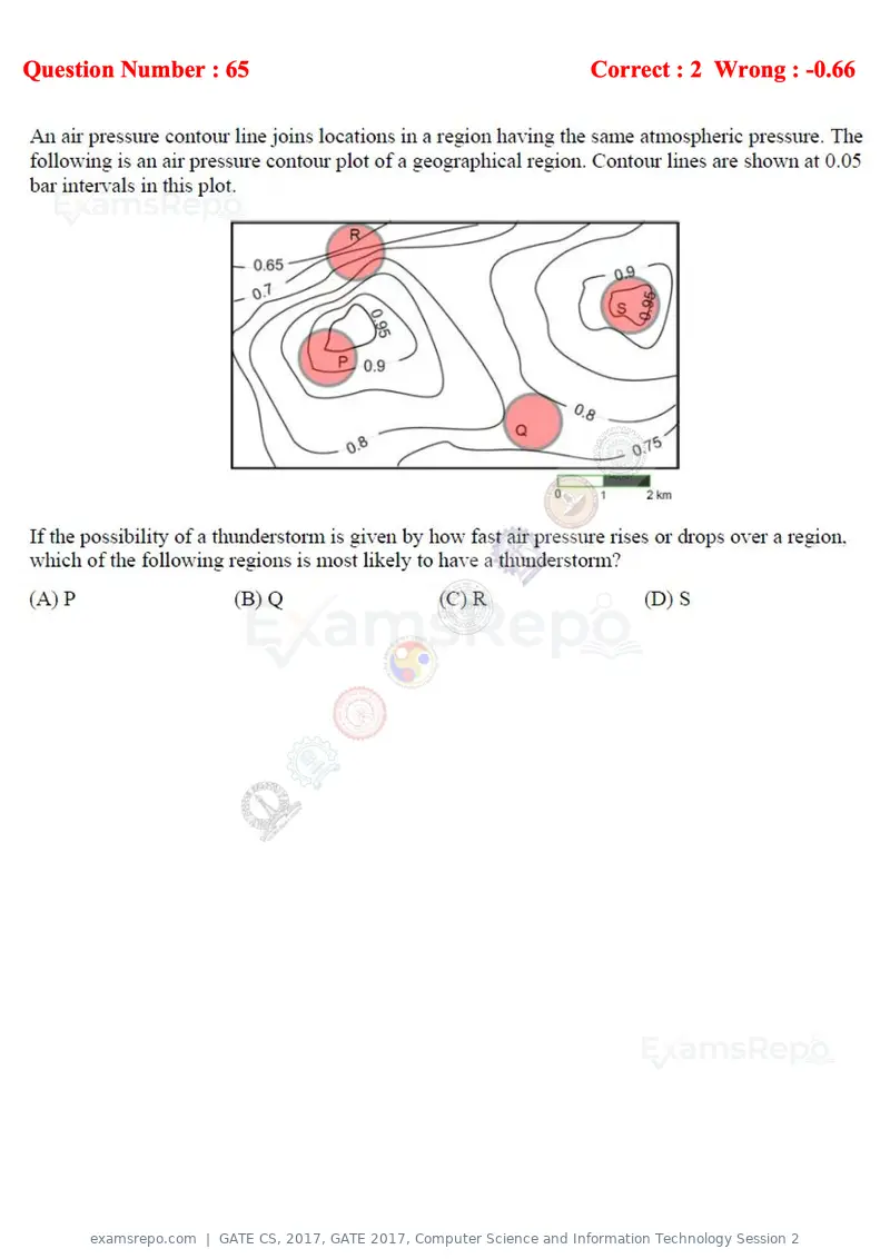GATE CS 2017 question paper, GATE 2017, Computer Science and Information Technology Session 2, page 25 of 27