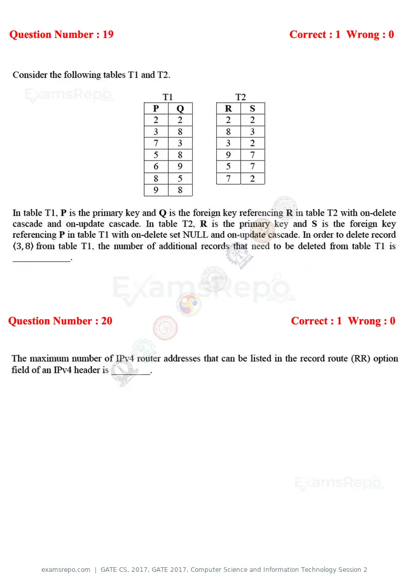 GATE CS 2017 question paper, GATE 2017, Computer Science and Information Technology Session 2, page 8 of 27