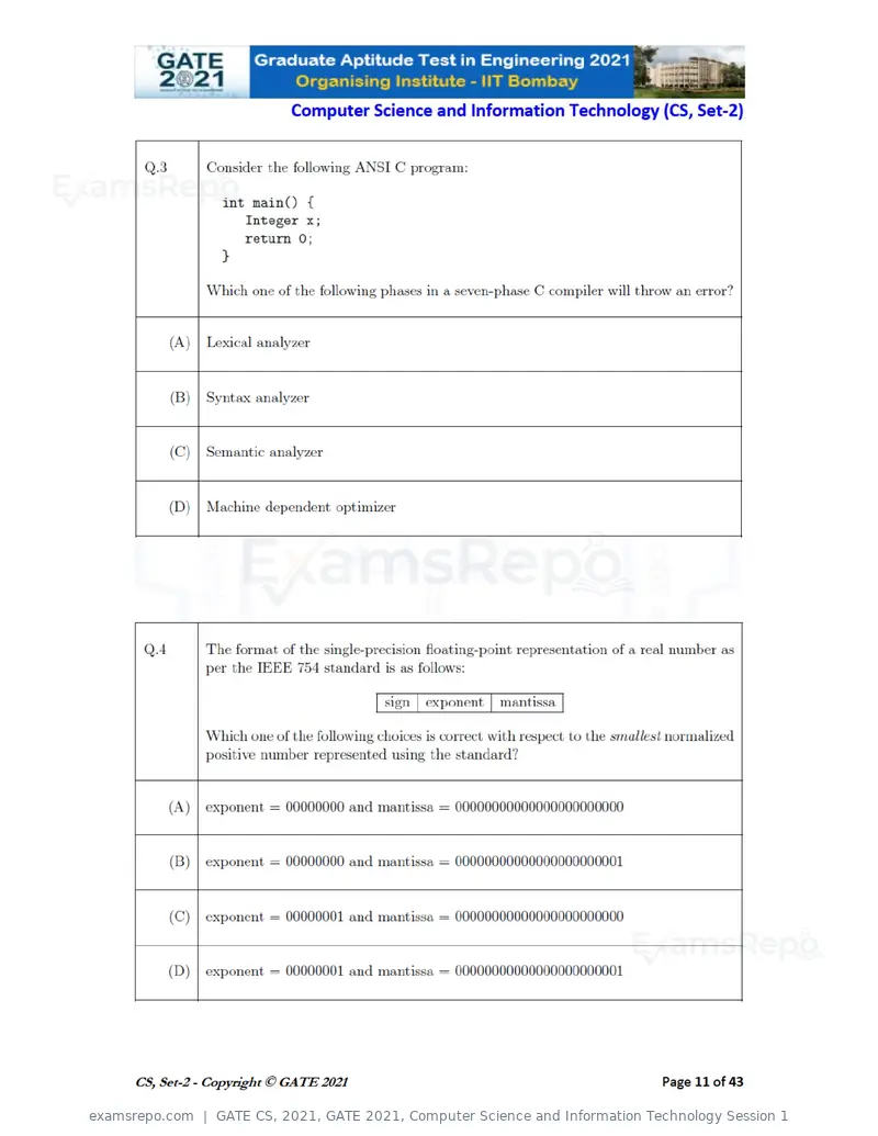 GATE CS 2021 question paper, GATE 2021, Computer Science and Information Technology Session 1, page 56 of 91