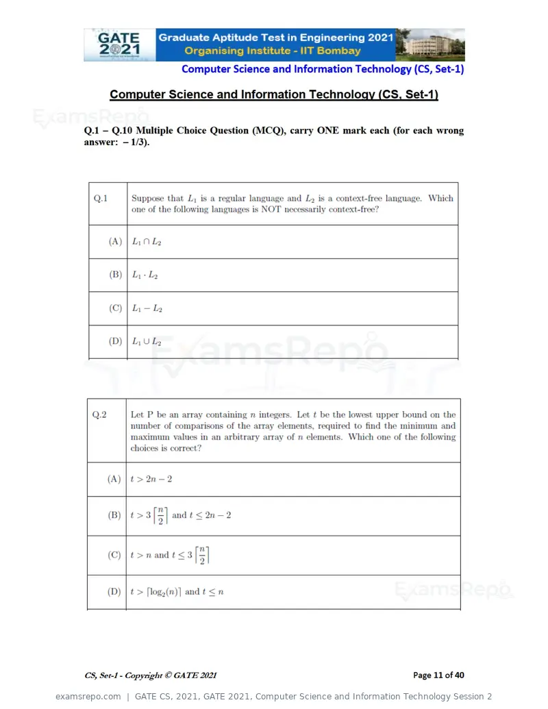 GATE CS 2021 question paper, GATE 2021, Computer Science and Information Technology Session 2, page 12 of 91