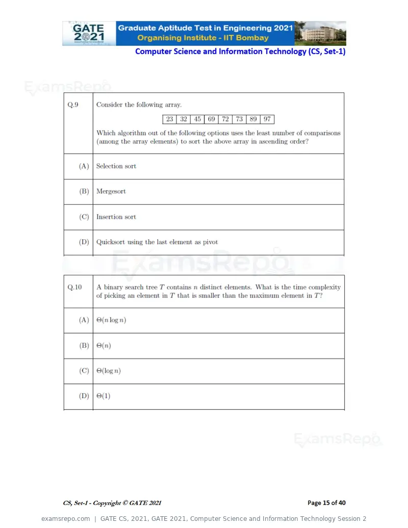 GATE CS 2021 question paper, GATE 2021, Computer Science and Information Technology Session 2, page 16 of 91