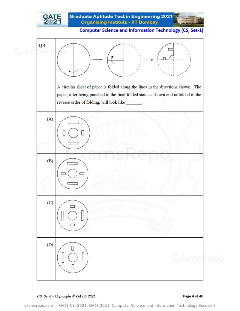 GATE CS 2021 question paper, GATE 2021, Computer Science and Information Technology Session 2, page 5 of 91