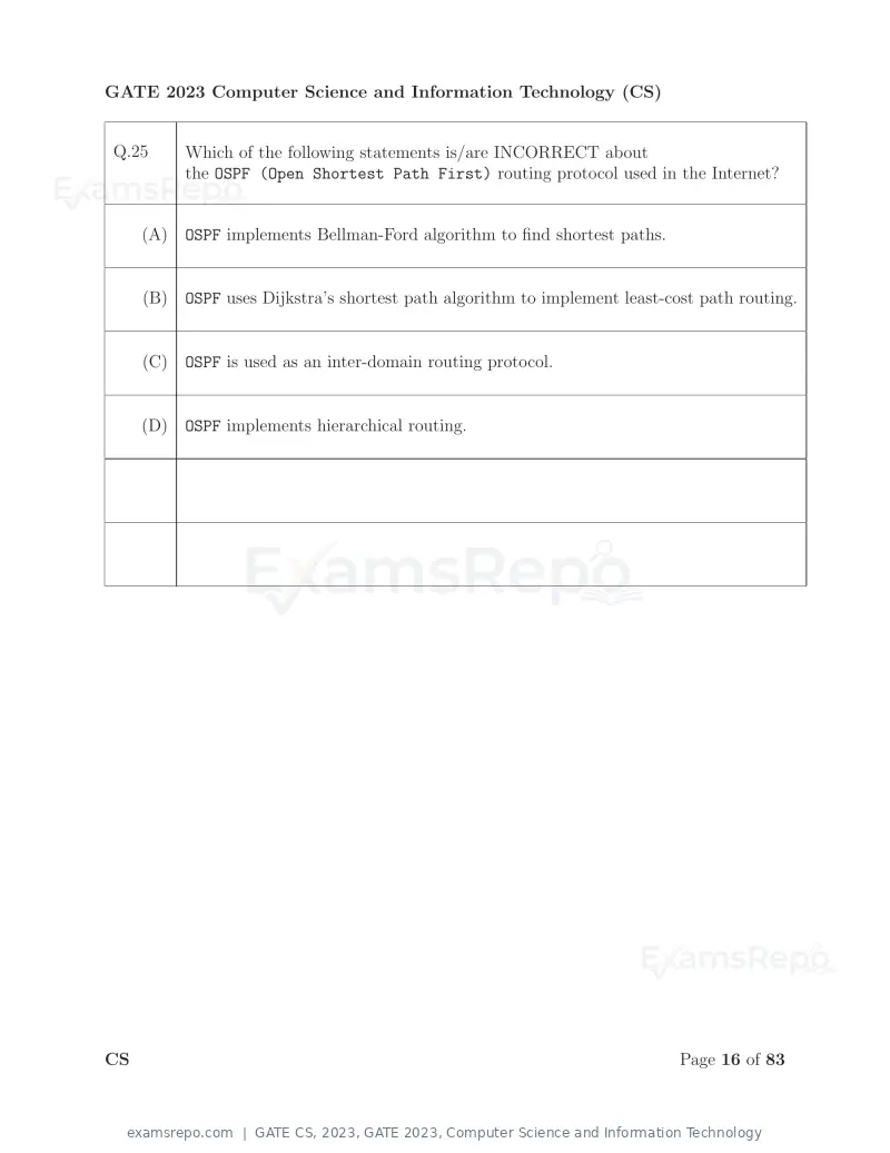 GATE CS 2023 question paper, GATE 2023, Computer Science and Information Technology, page 23 of 69