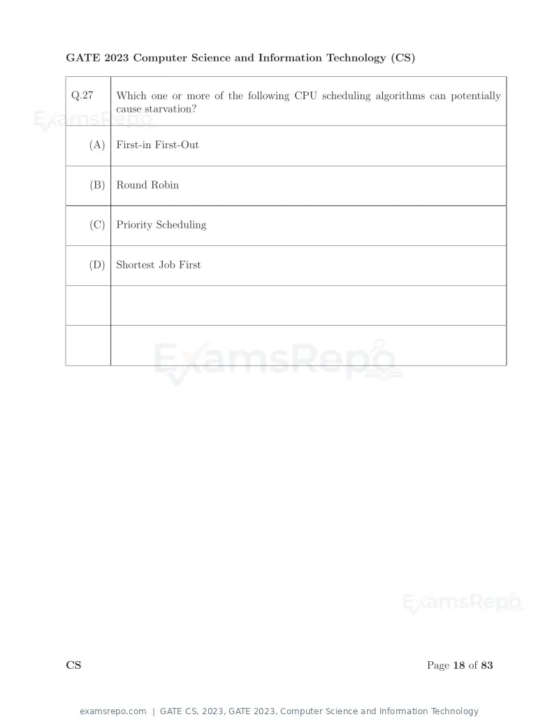 GATE CS 2023 question paper, GATE 2023, Computer Science and Information Technology, page 25 of 69