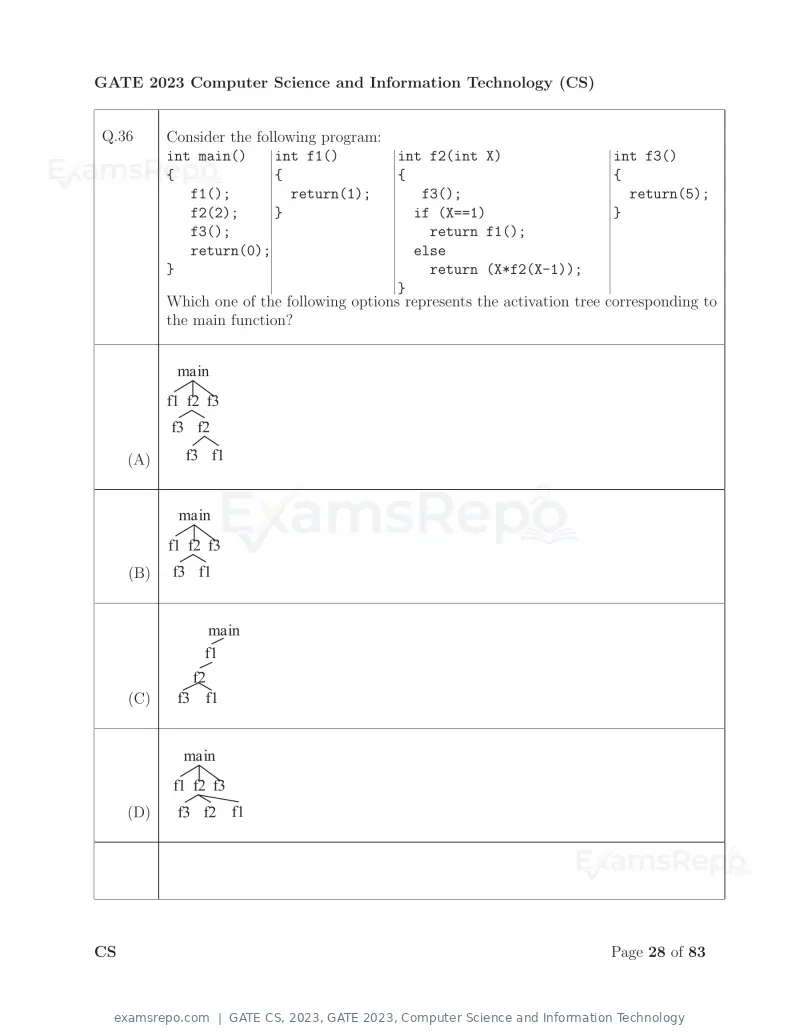 GATE CS 2023 question paper, GATE 2023, Computer Science and Information Technology, page 35 of 69