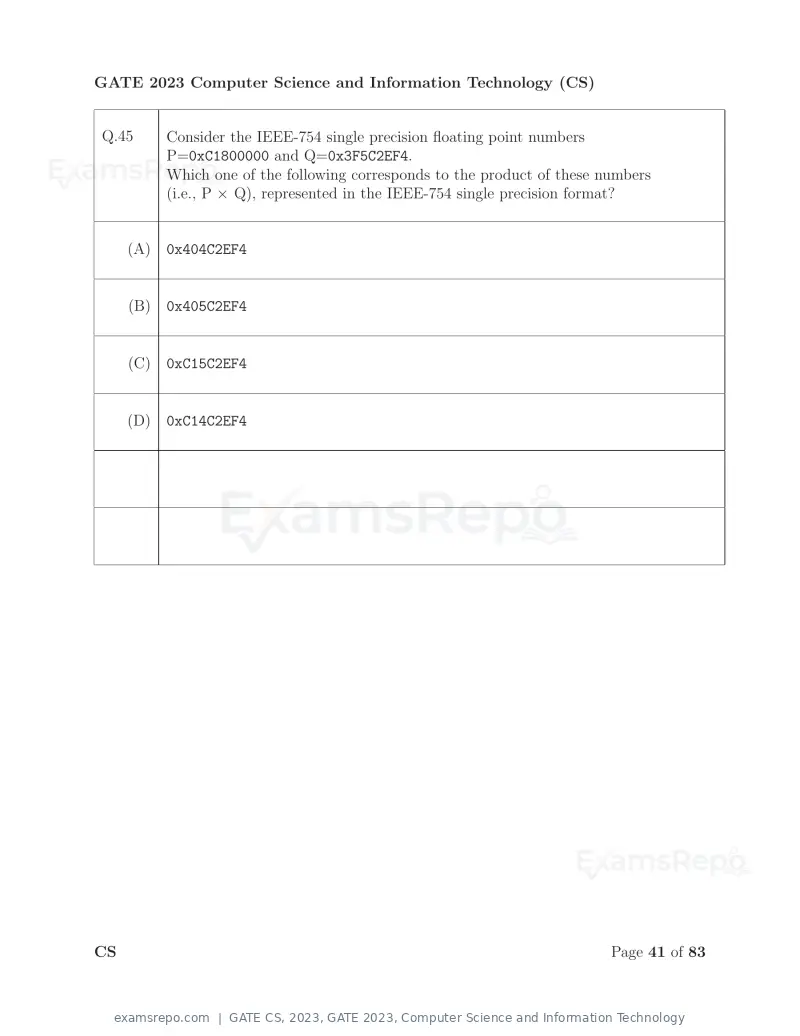 GATE CS 2023 question paper, GATE 2023, Computer Science and Information Technology, page 48 of 69