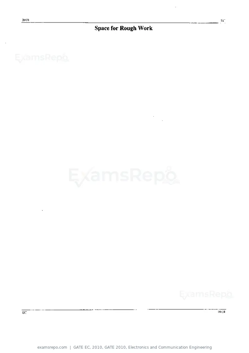 GATE EC 2010 question paper, GATE 2010, Electronics and Communication Engineering, page 18 of 24