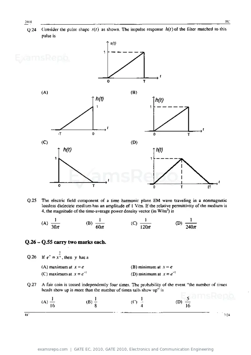GATE EC 2010 question paper, GATE 2010, Electronics and Communication Engineering, page 7 of 24