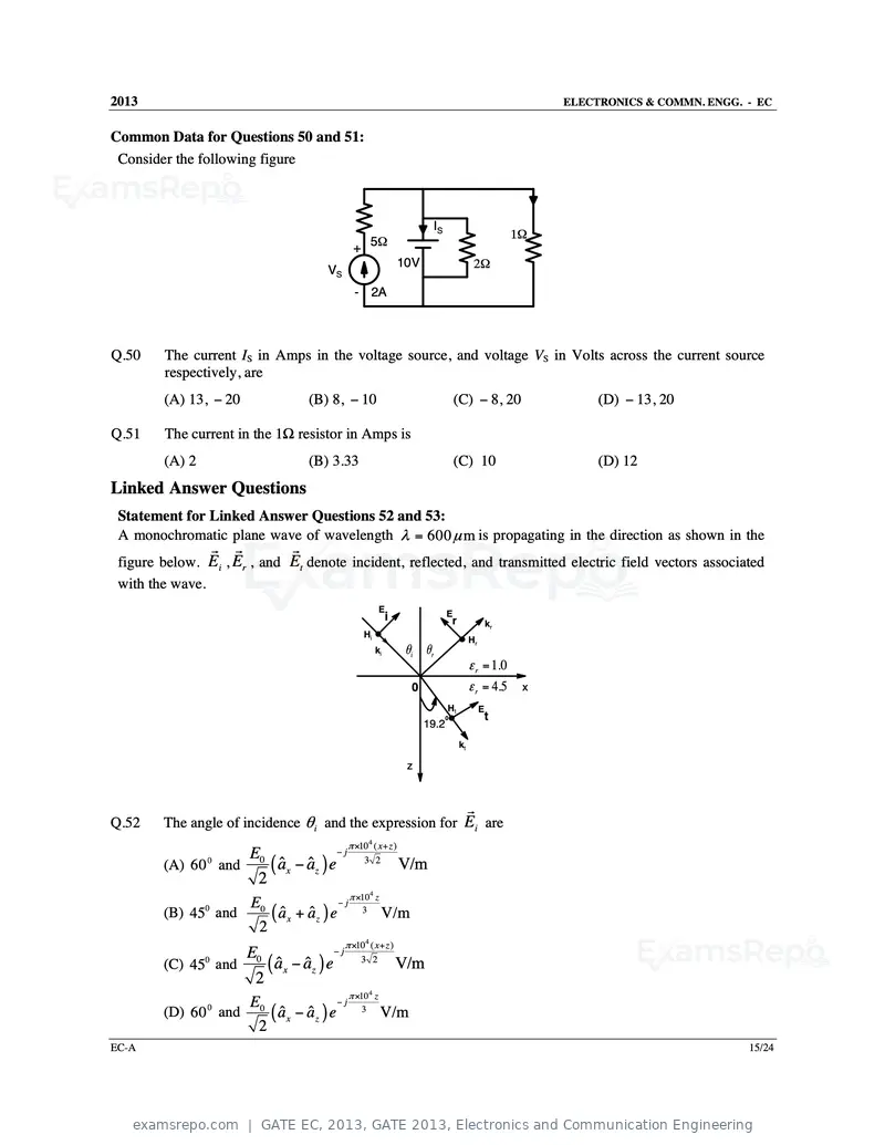 GATE EC 2013 question paper, GATE 2013, Electronics and Communication Engineering, page 16 of 76