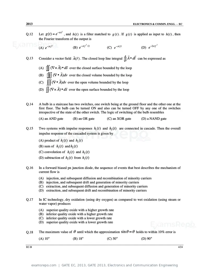 GATE EC 2013 question paper, GATE 2013, Electronics and Communication Engineering, page 24 of 76