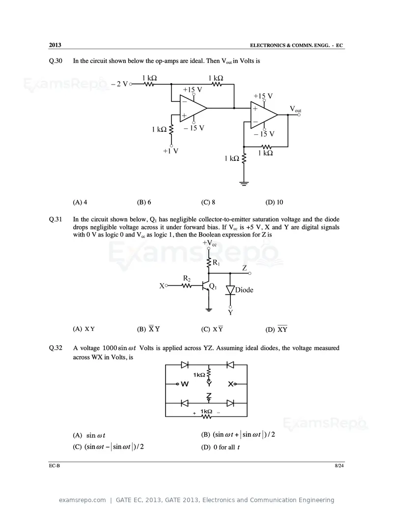 GATE EC 2013 question paper, GATE 2013, Electronics and Communication Engineering, page 28 of 76