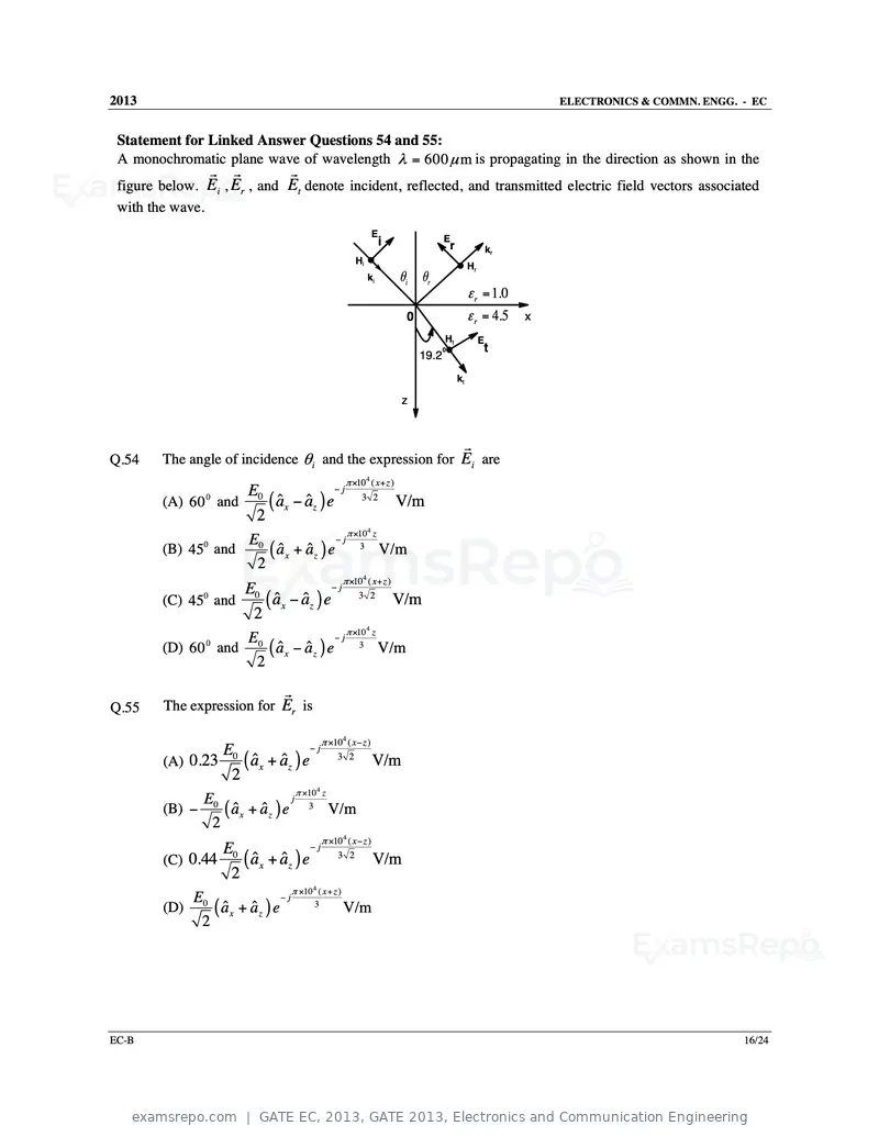 GATE EC 2013 question paper, GATE 2013, Electronics and Communication Engineering, page 36 of 76